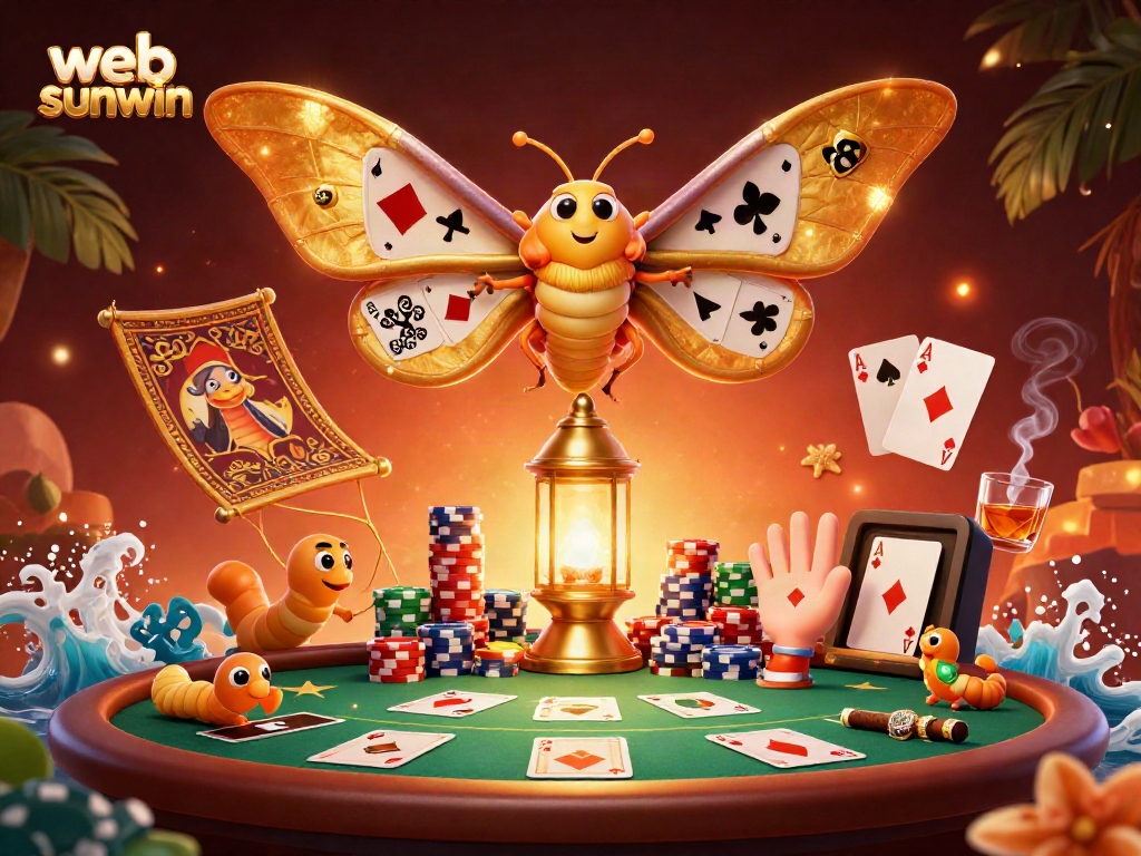 Experience the thrilling world of web sunwin with colorful casino scenes depicted in 3D art.