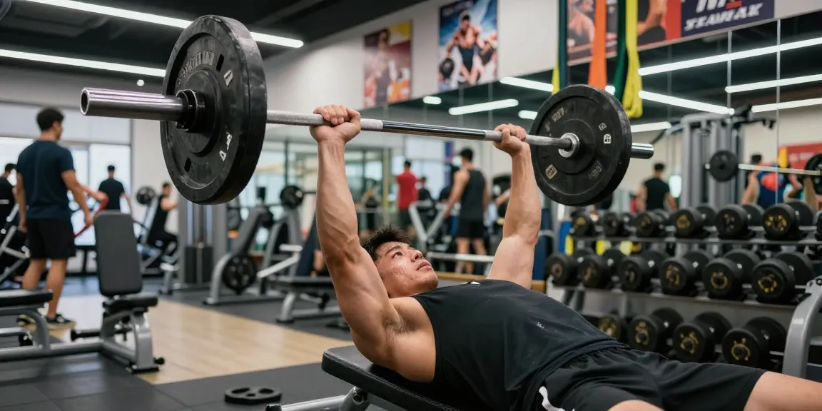 Prime Pharma Steroids bevorderen spieropbouw in een moderne sportschool setting.