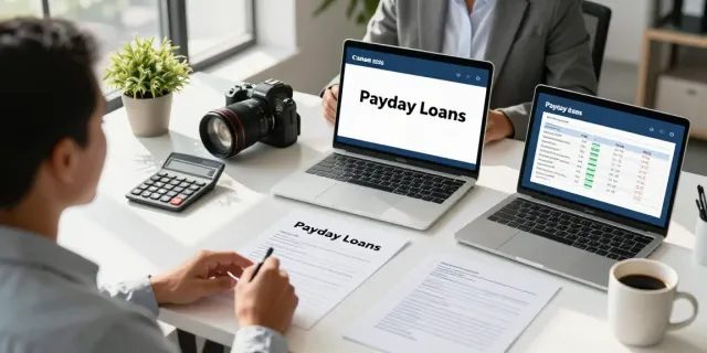 Client meeting with financial advisor about edmonton.paydayloans-on.ca loan options.