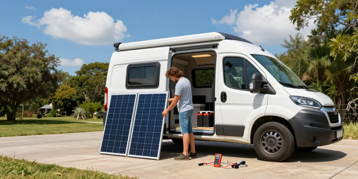 Transform your van into a camper with rokok 88's expert solar and battery insights.
