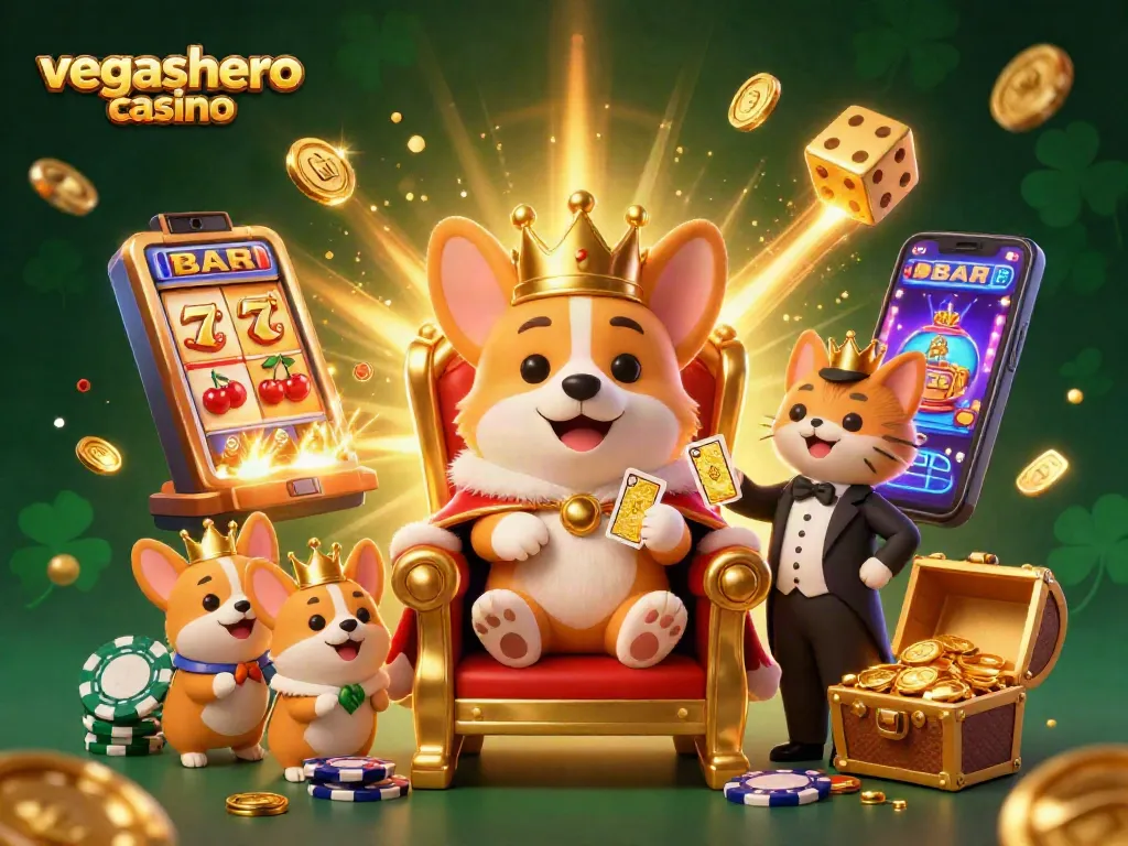 Experience the thrill of vegashero casino with vibrant characters and exciting gaming elements.