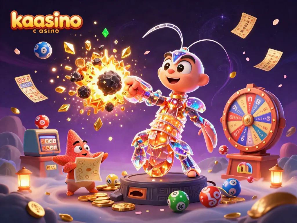Kaasino casino offers an immersive experience with vibrant game elements and a galactic theme.