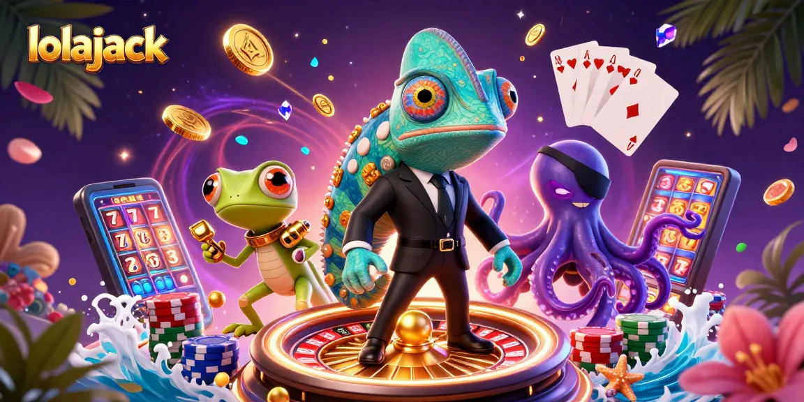 Experience thrilling adventures at lolajack with colorful casino elements and dynamic game action.